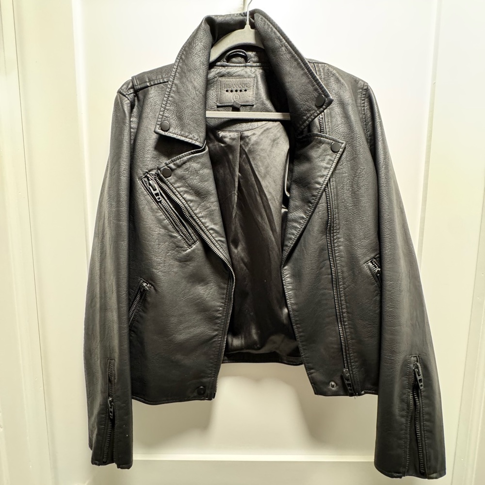 Blank NYC Black Leather Jacket